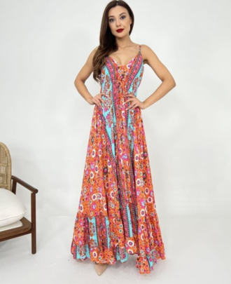 Robe Longue Asymétrique